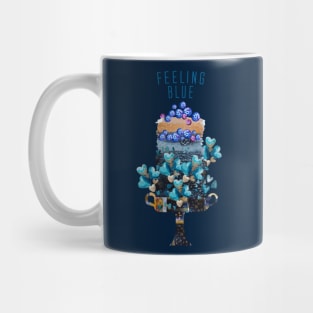 Feeling Blue with Blueberries cake Mug